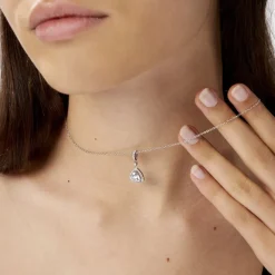 Histoire d'Or Collier Amantine Argent Blanc Oxyde De Zirconium* Colliers|Colliers