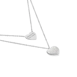 New Histoire d'Or Collier Amarita Argent Blanc Oxyde De Zirconium