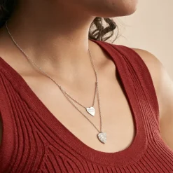 New Histoire d'Or Collier Amarita Argent Blanc Oxyde De Zirconium