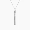 Histoire d'Or Collier Amaryllis Argent Blanc