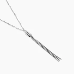 Histoire d'Or Collier Amaryllis Argent Blanc