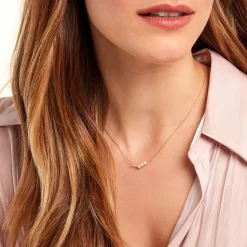 Outlet Histoire d'Or Collier Ambrogio Or Jaune Perle De Culture Oxyde De Zirconium