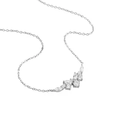 Outlet Histoire d'Or Collier Amissa Argent Blanc Oxyde De Zirconium