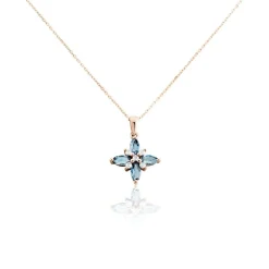 Histoire d'Or Collier Anabele Or Rose Topaze Oxyde* Colliers|Colliers