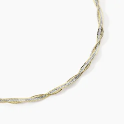 Histoire d'Or Collier Anaiz Argent Bicolore* Colliers|Colliers