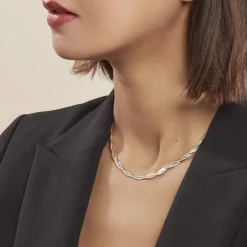 Histoire d'Or Collier Anaiz Argent Bicolore* Colliers|Colliers