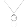 Hot Histoire d'Or Collier Anas Argent Blanc Oxyde De Zirconium