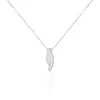 Outlet Histoire d'Or Collier Ange-line Argent Blanc Oxyde De Zirconium