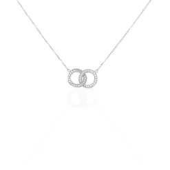 Histoire d'Or Collier Anne Argent Blanc Oxyde De Zirconium* Colliers|Colliers