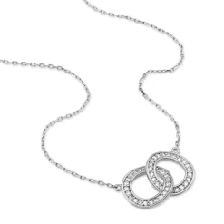 Histoire d'Or Collier Anne Argent Blanc Oxyde De Zirconium* Colliers|Colliers