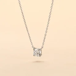 Histoire d'Or Collier Aphrodite Or Blanc Diamant Synthetique* Colliers|Colliers