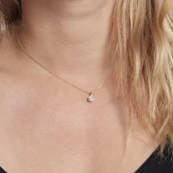 Histoire d'Or Collier Aphrodite Or Jaune Diamant Synthetique* Colliers|Colliers