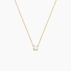 Clearance Histoire d'Or Collier Aphrodite Or Jaune Diamant Synthetique or jaune diamant synthétique