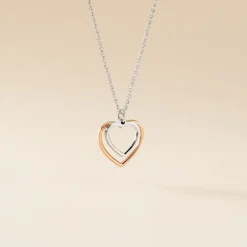 Hot Histoire d'Or Collier Argent Bicolore Fethi