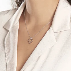 Hot Histoire d'Or Collier Argent Bicolore Fethi