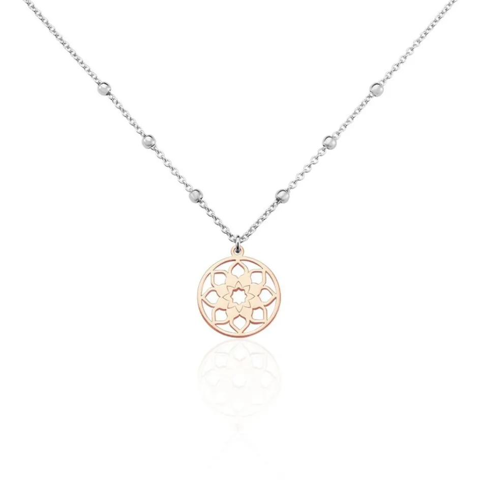 Clearance Histoire d'Or Collier Argent Bicolore Vicencio