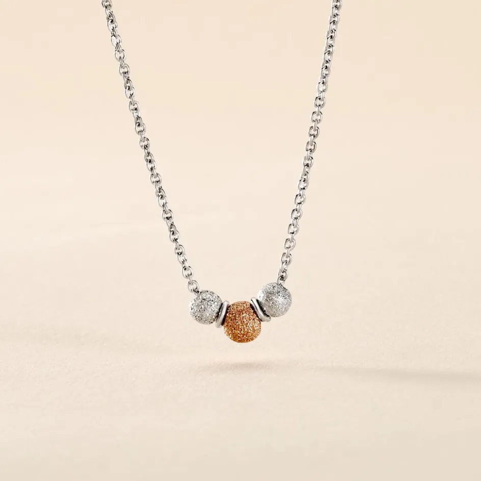 Histoire d'Or Collier Argent Bicolore Wilmart* Colliers|Colliers