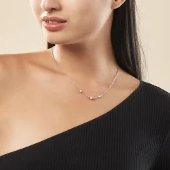 Histoire d'Or Collier Argent Bicolore Wilmart* Colliers|Colliers