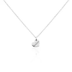 Discount Histoire d'Or Collier Argent Blanc Alphonzo Oxydes De Zirconium