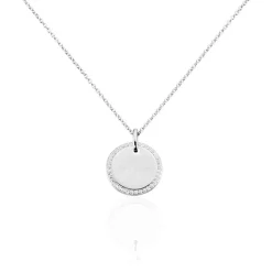 Histoire d'Or Collier Argent Blanc Amika Oxydes De Zirconium* Colliers|Colliers