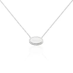 Histoire d'Or Collier Argent Blanc Ankur Oxydes De Zirconium* Colliers|Colliers