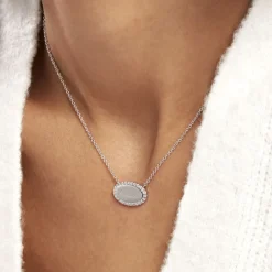 Histoire d'Or Collier Argent Blanc Ankur Oxydes De Zirconium* Colliers|Colliers