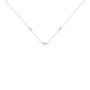 Hot Histoire d'Or Collier Argent Blanc Astria
