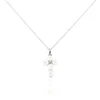 Clearance Histoire d'Or Collier Argent Blanc Burt Perles De Culture Oxydes De Zirconium