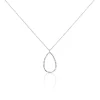 Histoire d'Or Collier Argent Blanc Camulos* Colliers|Colliers