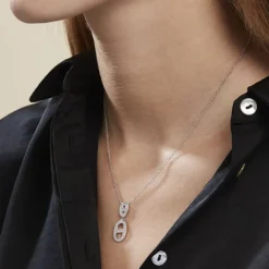 Histoire d'Or Collier Argent Blanc Caprina Oxydes De Zirconium* Colliers|Colliers