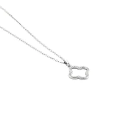 Histoire d'Or Collier Argent Blanc Finnegan Oxydes De Zirconium* Colliers|Colliers