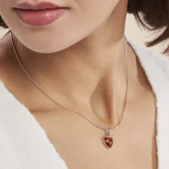 Histoire d'Or Collier Argent Blanc Karyl Ambre* Colliers|Colliers