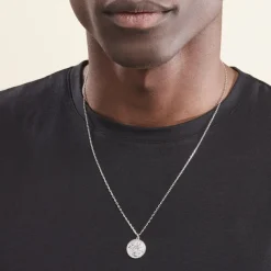 Sale Histoire d'Or Collier Argent Blanc Lew