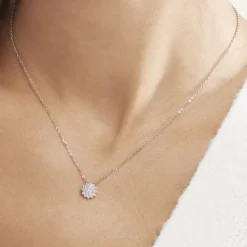 Histoire d'Or Collier Argent Blanc Maximille Oxydes De Zirconium* Colliers|Colliers