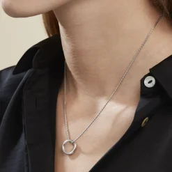 Histoire d'Or Collier Argent Blanc Melia* Colliers|Colliers