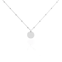 Sale Histoire d'Or Collier Argent Blanc Mireio