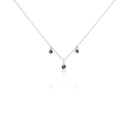 Hot Histoire d'Or Collier Argent Blanc Muireall Oxydes De Zirconium