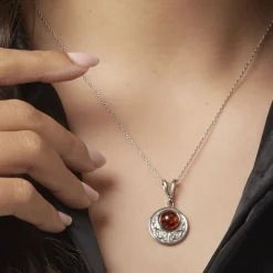 Histoire d'Or Collier Argent Blanc Mystica Ambre* Colliers|Colliers