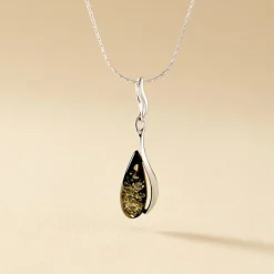 Best Histoire d'Or Collier Argent Blanc Odilon Ambre