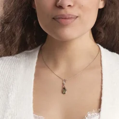 Best Histoire d'Or Collier Argent Blanc Odilon Ambre