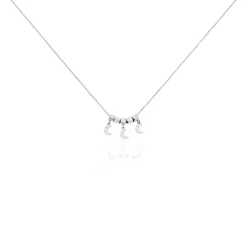 Best Histoire d'Or Collier Argent Blanc Olie