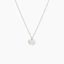 Histoire d'Or Collier Argent Blanc Pierine Nacre* Colliers|Ras De Cou