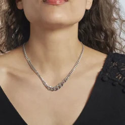 Sale Histoire d'Or Collier Argent Blanc Quintila