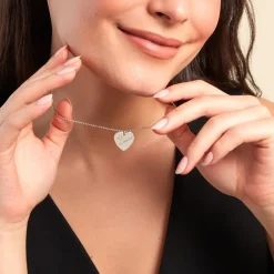 Discount Histoire d'Or Collier Argent Blanc Sharla