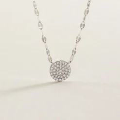 Histoire d'Or Collier Argent Blanc Turin Oxydes De Zirconium* Colliers|Colliers