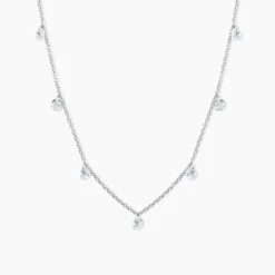 Histoire d'Or Collier Argent Collie Argent Blanc Oxyde* Colliers|Colliers