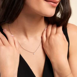 New Histoire d'Or Collier Argent Constantin argent blanc oxyde