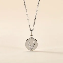 Histoire d'Or Collier Argent Eugenien Oxydes De Zirconium* Colliers|Colliers Fantaisie