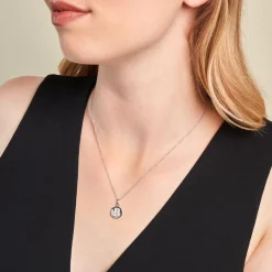 Histoire d'Or Collier Argent Eugenien Oxydes De Zirconium