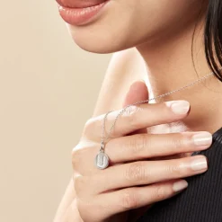 Histoire d'Or Collier Argent Eugenien Oxydes De Zirconium* Colliers|Colliers